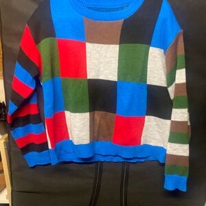 Colorful Patchwork Sweater